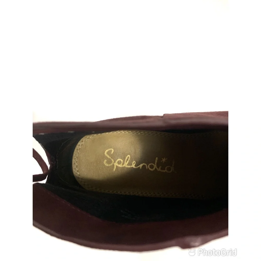 LIKE NEW ANTHROPOLOGIE Splendid Suede Booties Sz 6 - Picture 9 of 9